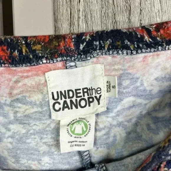 Under The Canopy Pants Small Flare Leg Organic Cotton Hippie Bohemian - Picture 3 of 7